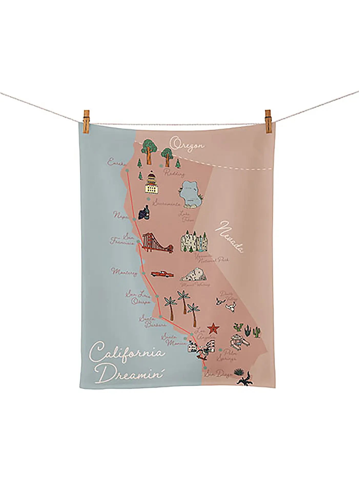 CHIC.MIC | Geschirrtuch 50x70cm Tropical Escape | bunt